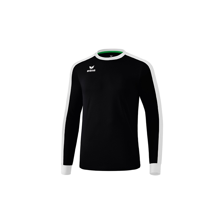 Erima Sportowa koszulka z długim rękawem Trikot Retro Star (100% poliester) czarna/biała męska